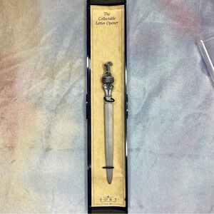 Vintage Pewter Letter Opener By Fort Golf Bag